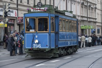 Historic tramway, Munich, Bavaria, Germany, Europe