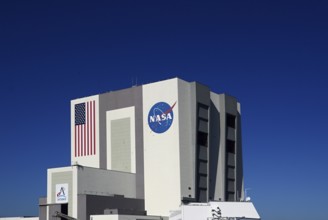Vehicle Assembly Building at the Kennedy Space Centre, Florida, USA, North America