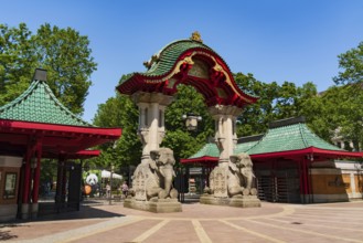 Entrance of Berlin Zoo in Germany