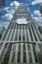 New York. Manhattan. Apple Store 5th Avenue