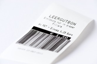 Empties voucher against a white background