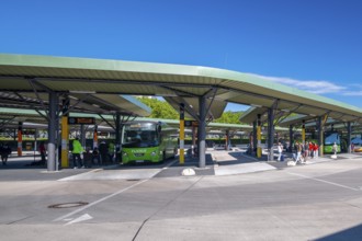 Central bus station ZOB, Flixbus, Messedamm, Westend, Charlottenburg, Berlin, Germany, Europe