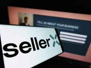 Stuttgart, Germany, 05-08-2022: Smartphone with logo of e-commerce company SellerX Germany GmbH on