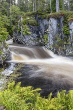Pattack Falls and rapids, waterfall on the Pattack River, Laggan, Highlands, Scotland, Great