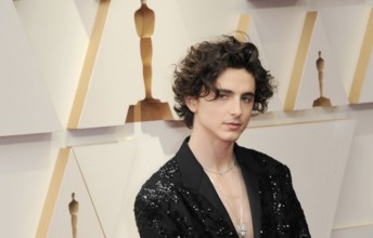 Timothée Chalamet at the 94th Annual Academy Awards held at the Dolby Theatre in Los Angeles, USA