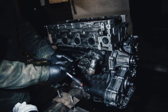 Car engine repair
