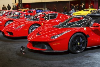Salon Automobile 2025, Ferrari collection, Convention Centre, Montreal, Province of Quebec, Canada,