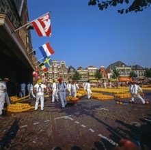 Cheese Market in Alkmaar, Netherlands