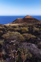 Mountain of Lagi, a volcano cinder cone in the Island of La Palma, one of the Canary Islands, in