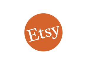 Rotated to left, Etsy emblem, Internet, Logo