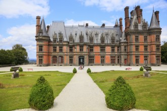Neo-Gothic Victorian Chateau de Trevarez, built 1893-1907 by Walter-Andre Destailleur for James de