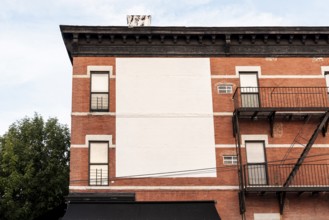 Large mock up billboard building