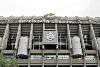 Estadio Santiago Bernabéu, football stadium of the Spanish club Real Madrid, 80354 seats, Madrid,