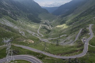 Transfagarasan Road in Fagaras Mountains, Romania, Europe