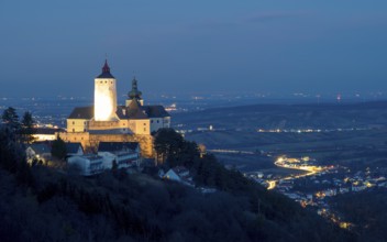Castle of Forchtenstein in Burgenland by night