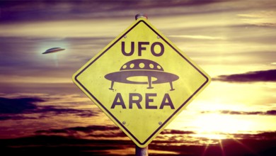 Symbolic image on the subject of UFOs