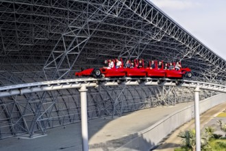 Abu Dhabi. United Arab Emirates. Ferrari World Amusement Park. January 2020