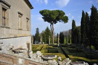 Italian Renaissance Garden, Villa Farnese, Caprarola, Italy, Renaissance, Europe