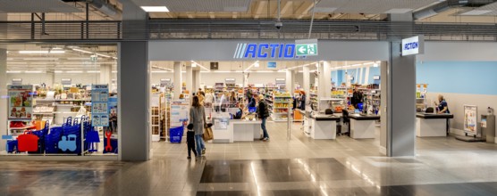 Nitra, Slovakia, February, 24, 2024 : Action store in Nitra. Action is a Dutch international