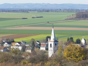 Lutzmannsburg view from a hill in Burgenland