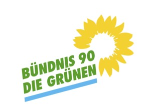 Rotated to left, Die Grunen Logo, Organization, Logo