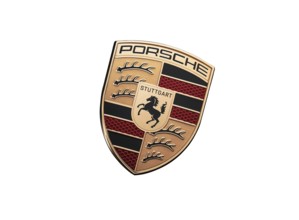 Rotated to right, Porsche Logo, Car, Logo