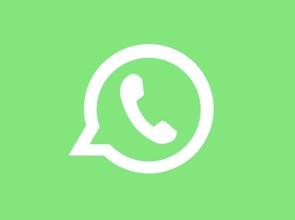 Turned to the right, WhatsApp emblem, Internet, Logo
