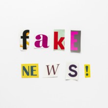 Top view fake news