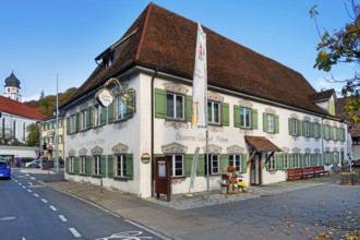 Brewery-Gasthof Mohren in Leutkirch, Allgäu, Bavaria, Germany, Europe