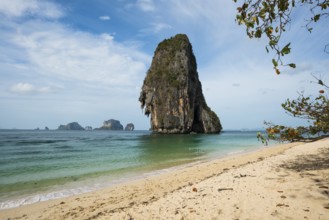 Ao Phra Nang Beach, Railay Beach, Ao Nang, Krabi, Thailand, Asia