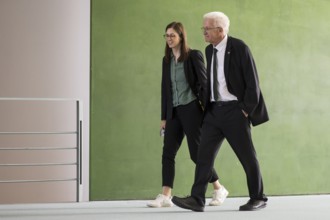 Winfried Kretschmann (Alliance 90/The Greens, Minister President of Baden-Württemberg) after the