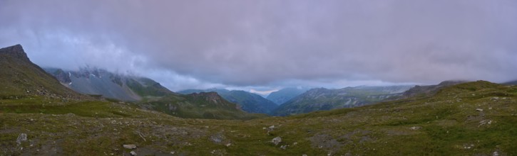 Sunrise in the Mountains at Hochalpenstraße, Pinzgau, Salzburg, Austria, Europe