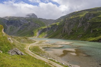 Lake in the Mountains at Hochalpenstraße, Pinzgau, Salzburg, Austria, Europe