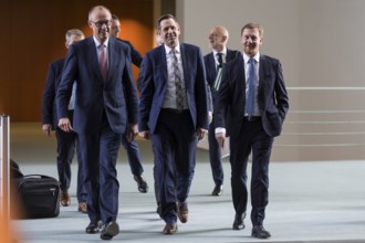 Federal Chancellor Merz (CDU, Federal Chancellor), Olaf Lies (SPD, Minister President of Lower