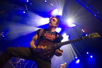 Jesse The Devil Hughes, singer of EAGLES OF DEATH METAL, live at Kesselhaus Berlin, on 10/06/2025