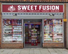 Sweet Fusion shop store Vape Shop, Salisbury, Wiltshire, England, UK