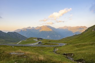 Sunrise in the Mountains at Hochalpenstraße, Pinzgau, Salzburg, Austria, Europe