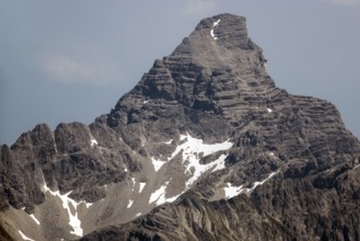 Summit of the Hochvogel, Allgäu Alps, Allgäu, Bavaria, Germany, Europe