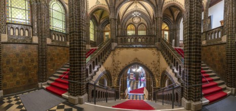 Town Hall Panorama Interior Lübeck Germany