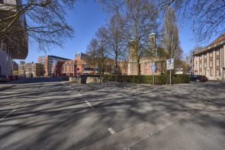 City centre, Clemenskirche, church, baroque architectural style, architect Johann Conrad Schlaun,