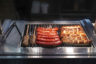 Grill sausages