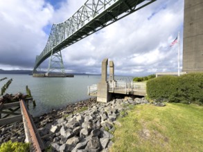Astoria Megler Bridge on the Columbia River, Astoria, Oregon, USA, North America