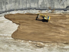 Haltern-Marl, North Rhine-Westphalia, Germany - Lippe, flood protection in the