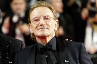 Cannes, France - 16.5.2024: Bono on the red carpet during the 78th Cannes International Film