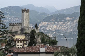 Scaliger Castle, Malcesine, Veneto, Italy, Europe
