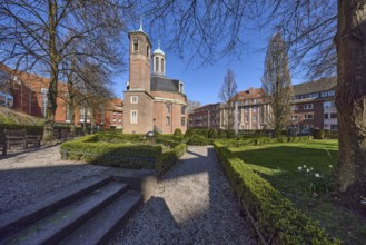 Clemenskirche, church, Baroque architectural style, architect Johann Conrad Schlaun, gardens,