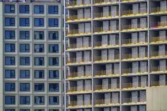 Construction of over 920 student flats at Cambridgelaan in the Science Park, University of Utrecht,
