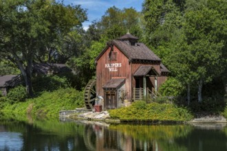 Harpers Mill on Tom Sawyer Island in the Frontierland area of Magic Kingdom at Walt Disney World,