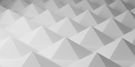 Abstract modern bright pyramid background, 3d rendering