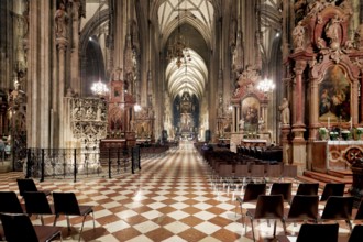 Stephansdom Cathedral in Stephansplatz Vienna Austria